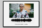 Turn your own voice, photo and text into a visual artwork. Mother's Day Special (No. 22)