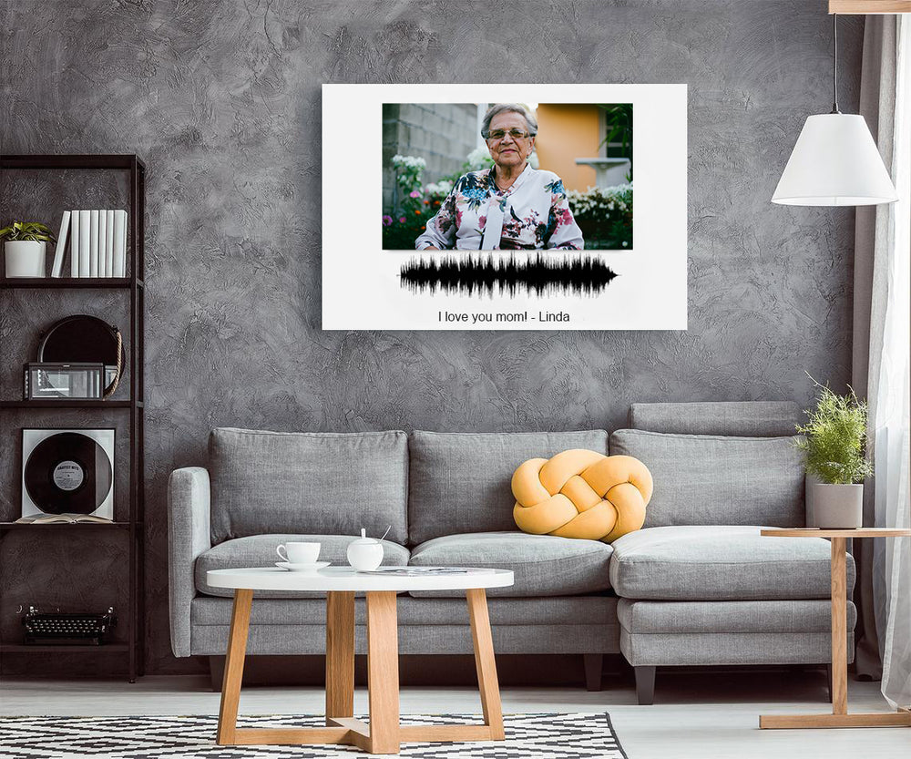 Turn your own voice, photo and text into a visual artwork. Mother's Day Special (No. 22)