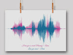 I Love You Mom Soundwave Art (No. 17)
