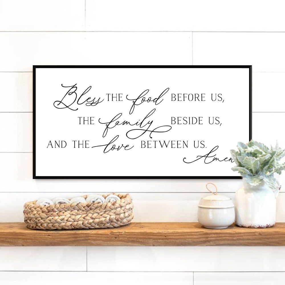 Single Canvas Print | Bless Topic | Living Room Decor (No. 11)