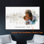 Mother's Day Special! Turn your own voice, photo and text into a visual artwork. (No. 19)