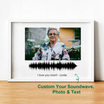 Turn your own voice, photo and text into a visual artwork. Mother's Day Special (No. 22)