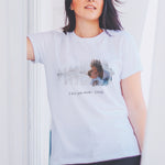 Mother's Day Special! Turn your own voice, photo and text into a visual artwork on T-shirt (No. 31)
