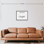 Single Canvas Print | Bless Topic | Living Room Decor (No. 12)