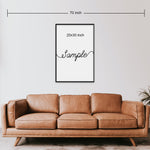 Single Canvas Print Giraffe Family | Living Room Decor (No. 15)