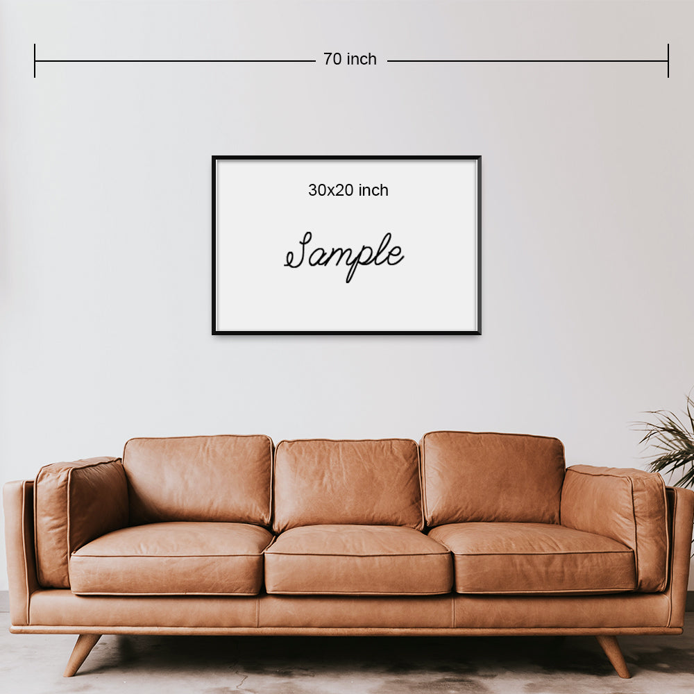 Single Canvas Print | Bless Topic | Living Room Decor (No. 11)