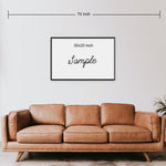 Single Canvas Print | Bless Topic | Living Room Decor (No. 12)