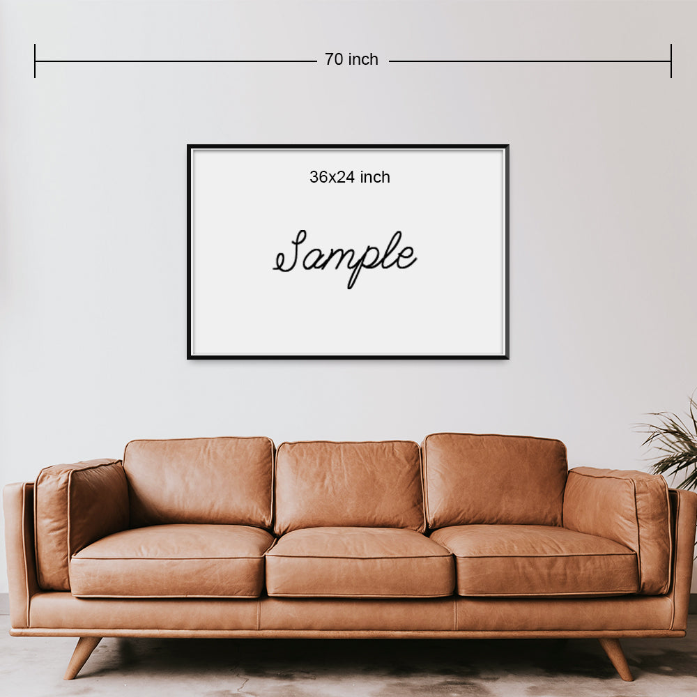Single Canvas Print | Bless Topic | Living Room Decor (No. 11)